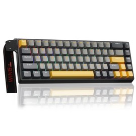AULA WIN68 HE MAX - Hall Effect Gaming Keyboard with Magnetic Switch, Adjustable Actuation Rapid Trigger Mode, 8KHz Polling Rate, RGB Backlit Wired Mechanical Gaming Keyboard 60 Percent