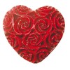'"Rose Heart Soapstone Red 6 x 6 cm [German Language]