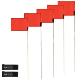 SAWHOX Soccer Corner Flags, Set of 10 67-Inch Fiberglass Corner Flags for Soccer Field