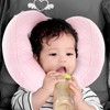 KAKIBLIN 2 in 1 Baby Head Pillow with Banana Neck