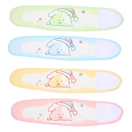 KOMBIUDA 8pcs Boy Girl Belly Wrap Band Soft Navel Belts for Newborns Cartoon Design Comfortable Belly for Cold Weather