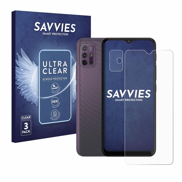 Savvies 6 x Screen Protectors Compatible with Motorola Moto G10