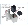 Harris Hardware TP8410-B Stainless Steel Surface Mounted Gravity Activated Self