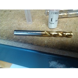 .2656" 17/64" Cobalt TiN Coated Screw Machine Length Drill