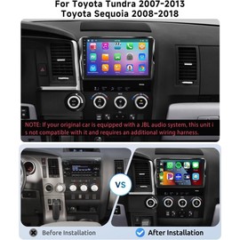 LeeKooLuu For 2008-2019 Toyota Sequoia Carplay Car Stereo Radio 4G+64GB Android 13.0 GPS