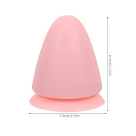 FOMIYES Deep Tissue Suction Cup Massage Ball for Back Foot Yoga Soft Silicon Muscle Relief