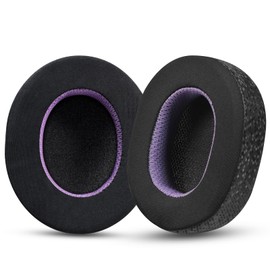 Jomwag Magic Ice Gel Replacement Earpads for Sony WH-1000XM5 - Black/Purple Ear Pad Cushions