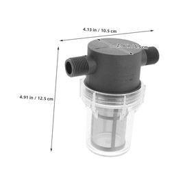 Tofficu Rv Water Filter Strainer Inline Hose Filter with Mesh Screen for Easy Installation Durable Design for Long Term Use for Water Tanks and Rvs
