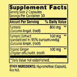 Spring Valley SV Extra Strength Turmeric 60ct