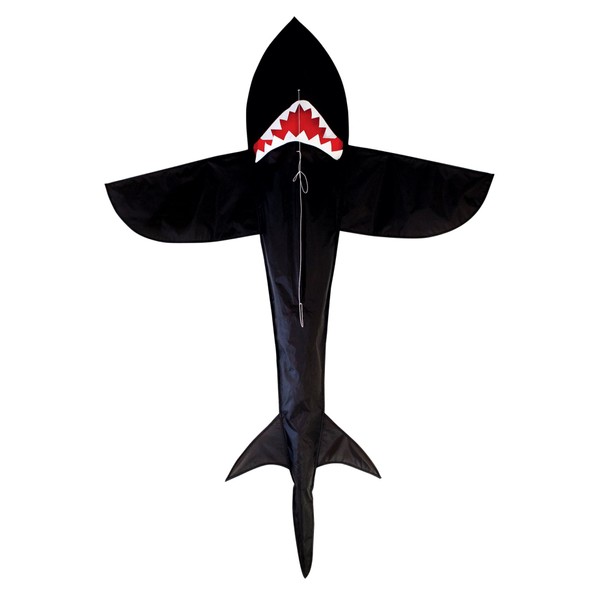 In the Breeze 7.5 Foot 3D Shark Kite - Single Line - Ripstop Fabric - Includes Kite Line and Bag