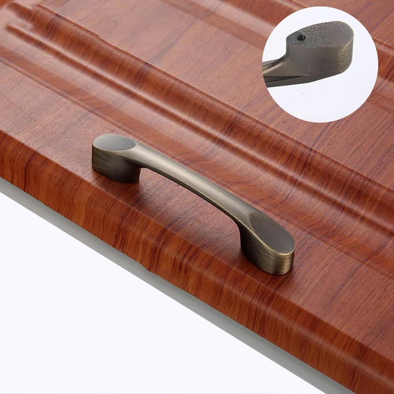 Zinc Alloy Antique Bronze Handle Pulls, Retro Door Pulls Cabinet