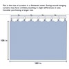 MaKefeile Room Divider Curtains Total Blackout Privacy Curtain Panel Room