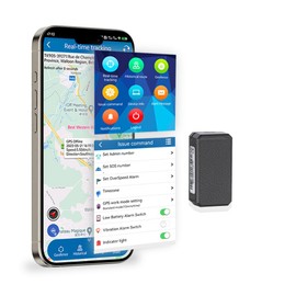 Mini GPS Tracker Children Without Subscription Real Time GPS Tracking Device with Magnet Waterproof Geofence Alarm Anti Loss Locator Location Tracking for Car, Bicycle, Seniors, Dogs, Motorcycles,