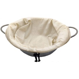 Clarkia Cotton Cheese Cloth Bag Yogurt Nut Milk Strainer - 2 Pieces Made by Muslin Cloth for Kitchen nut Milk Bags Hung Curd Cloth Strainer Bag