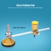 Adjustable Glass Ceramic Tile Cutter, 360° Rotation Glass Circle Cutter,