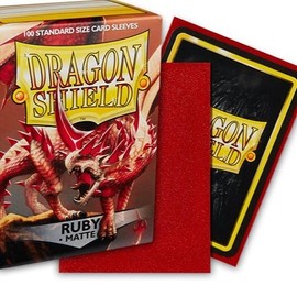 Dragon Shield Matte Standard (100) Card Sleeves - Trading Card Accessories:_Sapphire