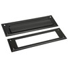 QCAA Solid Brass Mail Slot, with Solid Brass Interior Frame,