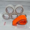 TAHA 1X Heavy Duty Adjustable Box Packing Tape Gun Dispenser