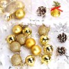 24 PCS 6CM Esferas Navideñas, Adornos para Arbol de Navidad,