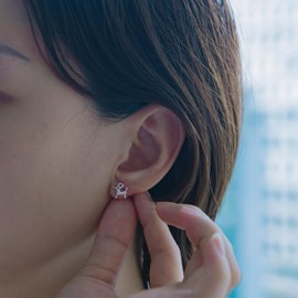 Evensee 925 Silver Women's Butterfly Earrings, Animal Collection Stud Earrings, Unique Fashion Jewellery Gifts for Women and Girls, Sterling Silver, Cubic Zirconia