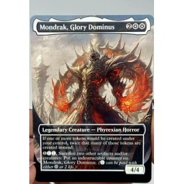 Mondrak, Glory Dominus Proxy Card with Custom designed art