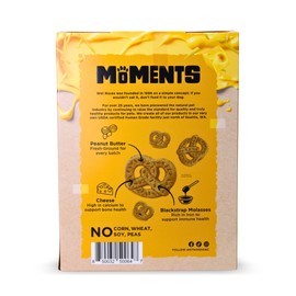 Wet Noses Moments Non-GMO Cheezy Pretzel Crunchy Dog Treats - 14oz | No Corn, Wheat, Soy or Peas, Made with 5 Simple Ingredients