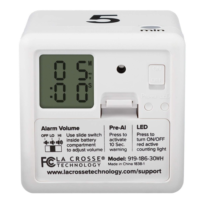 La Crosse Technology 919-186-60WH 5, 15, 30 or 60 Minutes