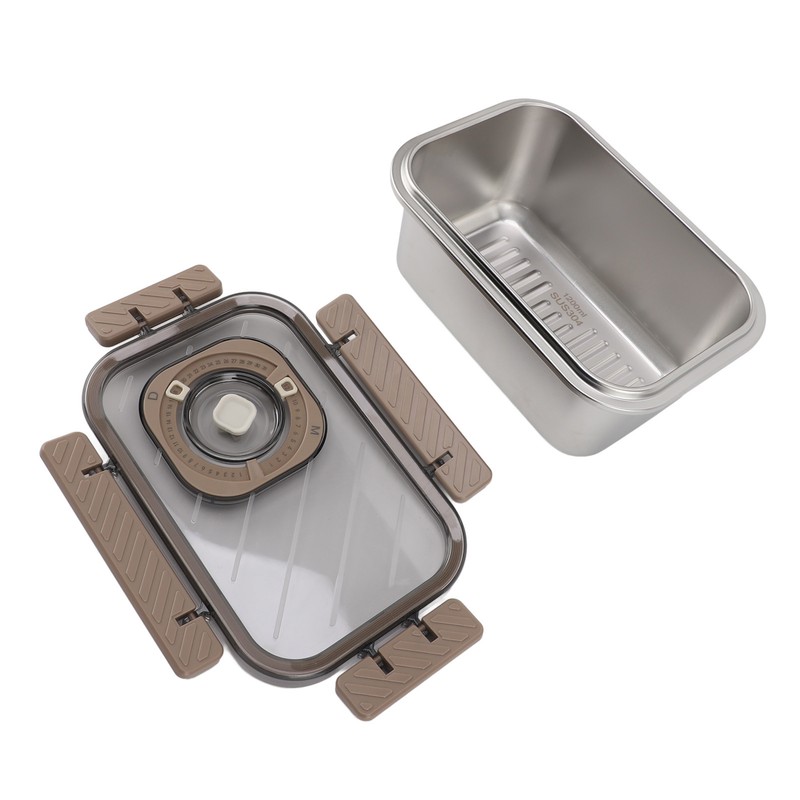 304 Stainless Steel Food Storage Container with Lid Leakproof Bento