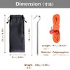 TRIWONDER Aluminum Tent Pegs Guy Line Guy Rope Tent Rope