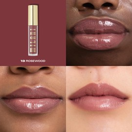 Milani Lip Gloss, Keep It Full Nourishing Lip Plumper with Hyaluronic Acid & Peptides for Soft, Fuller-Looking Lips (0.13 Fl. Oz.) Rosewood