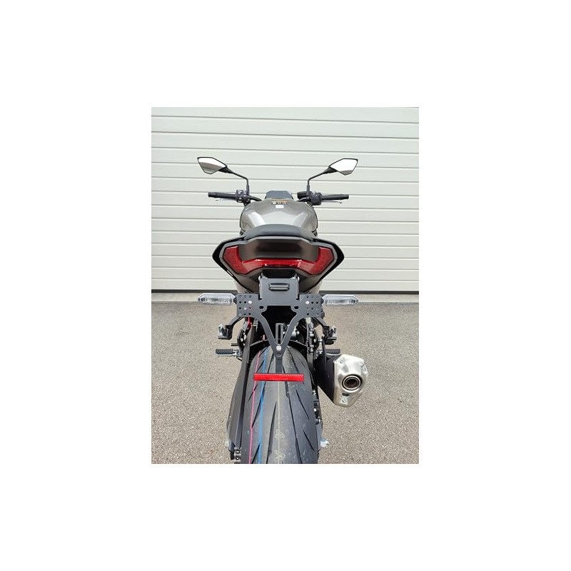 Short License Plate Holder for Kawasaki Z900 from 2025 License