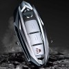 bravo Metal Alloy Car Key Case Fob Chain Holder Cover