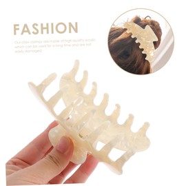 Baluue Simple Hair Clip Elegant Decorative Hair Clamps for Women for Makeup Bathing and Travel