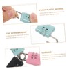 DIYEAH Set of 6 Cartoon Children Pad Locks Lightweight Small
