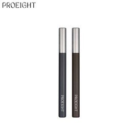 PROEIGHT Deep Focus Pen Eyeliner 0.5g*2ea, Color 1#$%Color 2:01 Deep Black-03 Oud Brown
