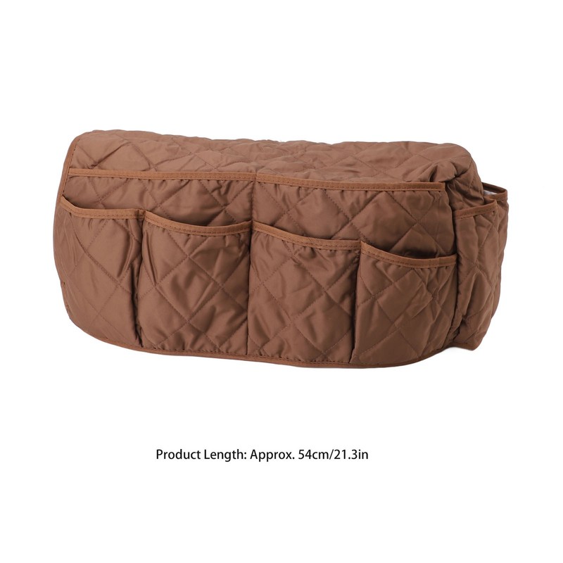 Couch Armrest Storage Bag 14 Pockets Multifunction Sofa Armrest Organizer