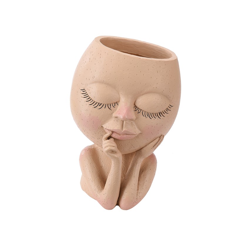 Face Planter Pots Head Planter Face Flower Pot Head Planter