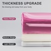 AmazerBath Shower Curtain Liner, 100% EVA Soft Clear Pink Heavy