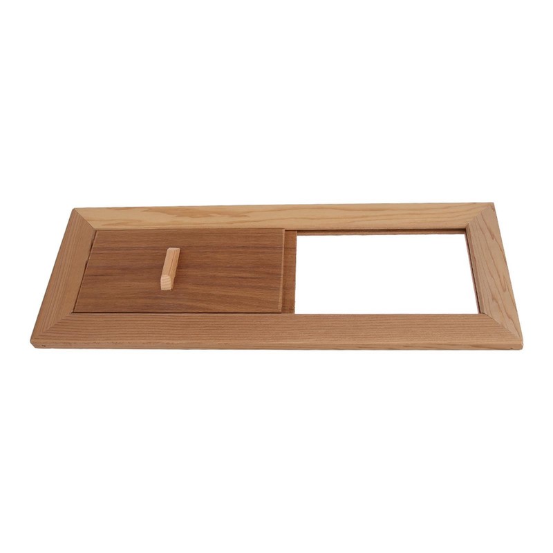 Sauna Vent Grille Adjustable Cedar Wood Steam Room Air Ventilation