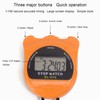 Referee Digital Stop Watch Timer Waterproof Multi Functions 140mAh Sports