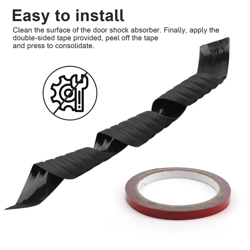 SRJQXH Bumper Protector, Boot Protector Strip Soft Rubber Material, 9
