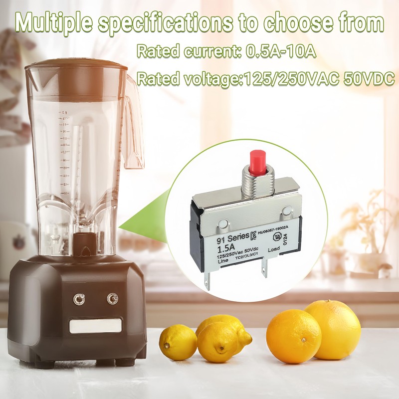 EPLZON 7A 7 Amps 125/250V AC 50V DC Manual Reset