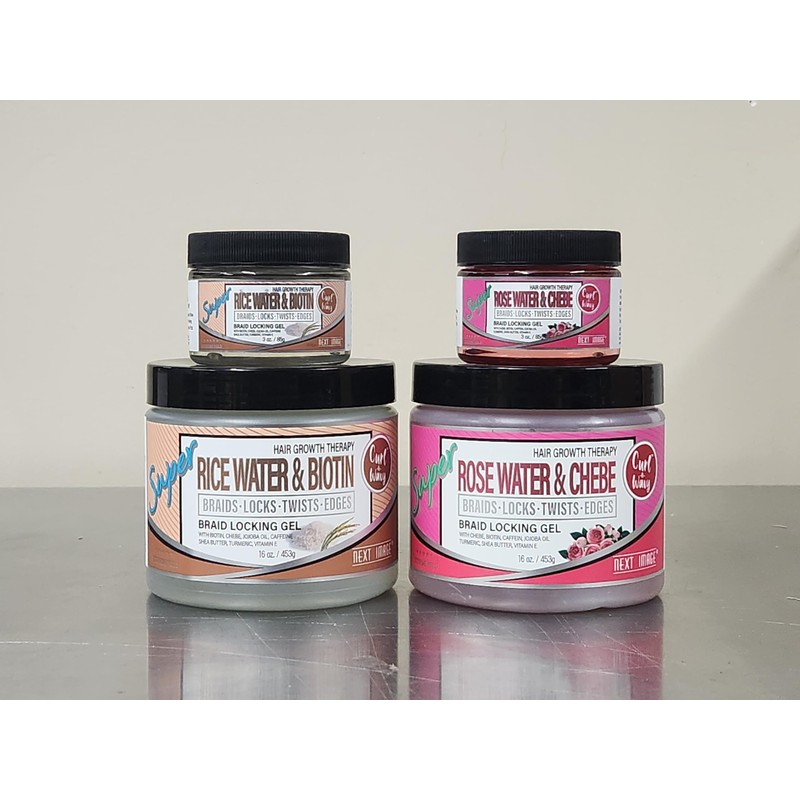 NEXT IMAGE - Braid Locking Gel Super Hold [Rose Water]