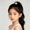 VIPMOFAN 子供用 マリンカラーヘアゴム 10本セット 高弾力 跡がつきにくい 滑り止め ヘアアクセサリー(8# ミストブルー系（10 本/箱）)8#