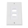 2 Ports HD Multimedia Interface 2.0 Wall Plate 4K 60Hz