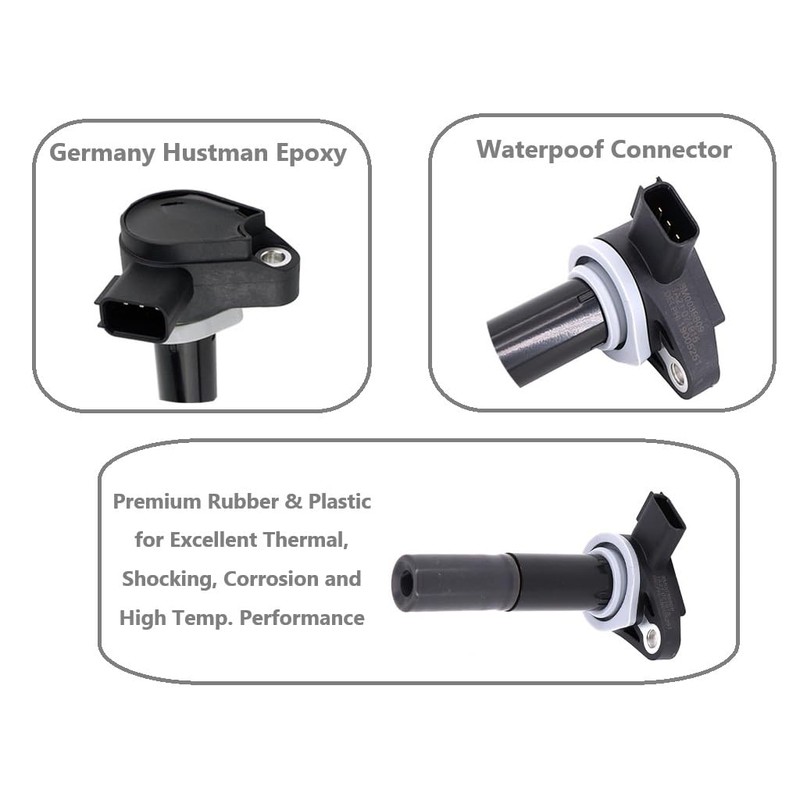 4 Pack Ignition Pencil Coil for Mercury 75 80 90