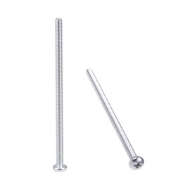 sourcing map M4x80mm Machine Screws Pan Phillips Cross Head Screw 304 Stainless Steel Fasteners Bolts 10Pcs