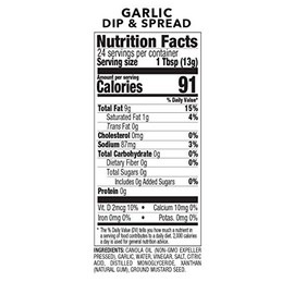 Teta Foods Assorted Selection of Middle Eastern Garlic Spread - Toum (1 Regular Garlic, 2 Spicy)