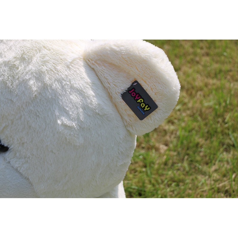 Joyfay Giant Teddy Bear, White- Over 6ft (78")