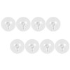 Kichvoe 8pcs Vacuum Suction Cup Hook Suction Cups Clothes Hanger